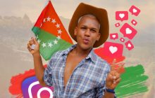 Erick Fernández, conocido como la Dikisima. Foto: Instagram / @the_chris_phillips