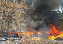 Las autoridades reiteraron que las quemas sin control representan un peligro latente, no solo para las viviendas y comercios, sino también para la salud de la población debido a la gran cantidad de humo que se genera. Foto. Melquíades Vásquez