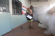 Áreas verdes, salones de clases y servicios sanitarios fueron las áreas que se les dio más relevancia. Foto: Cortesía