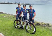 Roberto González, Carlos Samudio y Franklin Archibold, estarán compitiendo en  Italia. Foto: Cortesía