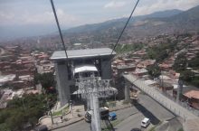  Una de las estaciones del teleférico de Medellín, en Colombia. Foto: Archivo