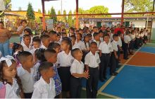 Los estudiantes inician con gran entusiasmo el primer día de clases en Veraguas. Foto. Melquíades Vásquez