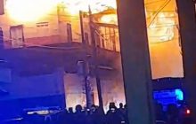 Incendio de caserón en calle 12. Foto: Diomedes Sánchez