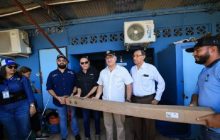 A la provincia de Los Santos han llegado 35 equipos electromecánicos, incluyendo bombas sumergibles, para la rehabilitación de 29 pozos ya perforados. Foto. Cortesía