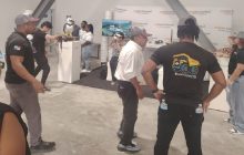 Asistentes viviendo la experiencia virtual de Cobre Panamá. Foto: Diomedes Sánchez