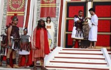 Se estima que entre 25 mil y 30 mil personas se movilizan cada año para presenciar la escenificación.  Foto.Thays Domónguez