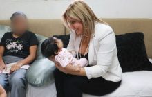 La directora de la Senniaf, Lilibeth Cárdenas, visitó el albergue. Foto: Cortesía