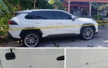 El auto particular fue ubicado en el sector de Burunga. Foto: PN