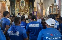 Los trabajos se desarrollan a pocos días del inicio de la Semana Santa. Foto: Cortesía