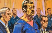 El presidente de Venezuela, Nicolás Maduro, compareciendo ante un tribunal federal de Nueva York. Foto: EFE