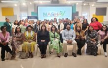 Participantes junto exbecarias de MASHAV, la vice embajadora de Israel en Panamá, entre otros. Foto: Fanny Arias