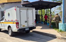 Al lugar se apersonaron funcionarios del Ministerio Público para hacer la investigación de este hallazgo, recoger indicios y otras evidencias del caso. Foto. Diómedes Sánchez 