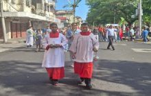 La población también participa de las actividades de las iglesias. Foto. Diómedes Sánchez