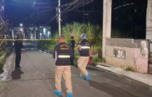 El cuerpo del ciudadano Richard Elliot Clark Villareal, fue trasladado a la Morgue Judicial de Colón. Foto. Diómedes Sánchez