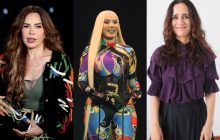 Gloria Trevi, Ivy Queen y  Julieta Venagas. EFE / J. Méndez/ O. Guzmán/ M. Guzmán