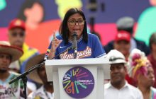 La presidenta encargada de Venezuela, Delcy Rodríguez. Foto: EFE