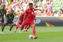 Ismael Díaz, jugador de la selección de Panamá. Foto: FPF