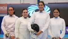 Selección de Panamá de esgrima femenina. Foto: Cortesía