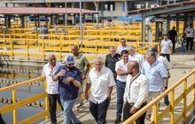 El presidente Mulino visitó el proyecto. Foto: Cortesía