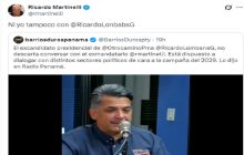 El expresidente Ricardo Martinelli deja la puerta abierta.