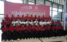 Los jugadores y el equipo técnico están listos para su debut de esta tarde.
