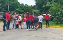 Los pacientes han realizado varias medidas de protesta para llamar la atención de las autoridades. Foto. Melquíades Vásquez
