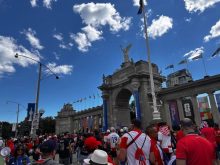 Aficionados panameños y Croacia previo al partido de Panamá contra Croacia. Foto: Gabriela Herreraa 