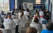 Para cerrar la agenda oficial del evento, los asistentes realizaron un recorrido técnico por las instalaciones de Puerto Colón 2000. Foto. Cortesía