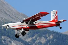 Modelo de avión similar al que se estrelló este domingo en Francia. Foto: Internet