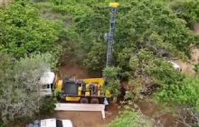 Las perforaciones actuales de pozos ya superan los 200 pies de profundidad, una consecuencia directa del severo descenso en los niveles freáticos. foto. Cortesía
