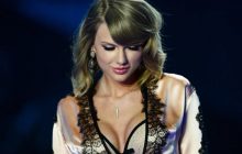 Taylor Swift durante un concierto. Foto: EFE / EPA / Facundo Arrizabalaga