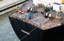 Los buques de bandera panameña son acosados en puertos chinos. 