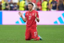 Rubén Vargas anotó el último gol de Suiza. Foto: EFE