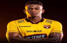 Tomás Rodríguez con la camiseta del equipo ecuatoriano. Foto barcelonasc.com.ec