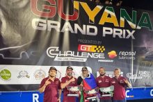 El piloto panameño David Carballeda brilló en el Gran Premio de Guyana,. Foto: Cortesía