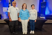 Los organizadores dieron detalles del torneo de gimnasia. Foto: Cortesía