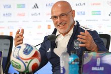 Luis de la Fuente, técnico de España. Foto: EFE