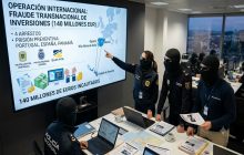  El grupo de sospechosos abrió 800 cuentas bancarias. Foto: Generada con IA