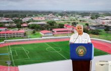 El presidente presentó el programa Panamá Pa’ Ti. Foto: Cortesía