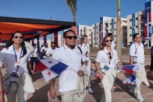 Desfile de la delegación panameña. Foto: Comité Olímpico de Panamá