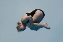 Zoe Rainey, clavadista panameña. Foto: EFE