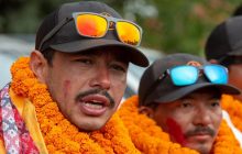 Purja ganó reconocimiento mundial al escalar las 14 montañas del mundo de más de 8.000 metros en poco más de seis meses en 2019. Foto: EFE