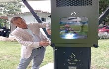 Esta primera fuente marca el inicio de un proyecto social. Foto: Cortesía