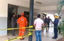 Se informó que la estructura ya registraba fisuras de vieja data que se agravaron con el movimiento telúrico. Foto. Thays Domínguez