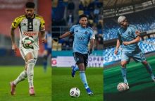 Andrés Andrade, César Blackman y Cristian Martínez buscan llegar con sus clubes a la fase de liga de la Champions League. Foto: Instagram