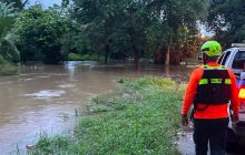 Crecida de río en la provincia de Bocas del Toro. Foto: Cortesía