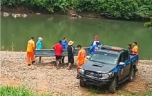 Los estamentos de seguridad, organismos de rescate, voluntarios y funcionarios del Ministerio Público han recorrido más de 15 kilómetros aguas abajo del río Santa María. Foto. Melquíades Vásquez