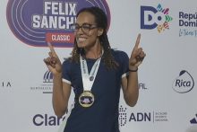 Nathalee Aranda gamó oro en República Dominicana. Foto: Cortesía