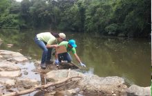 El agua del río La Villa sigue sin ser apta para el consumo humano. Foto: Cortesía