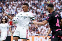 El francés Kylian Mbappé es el  jugador del Real Madrid. Foto: EFE